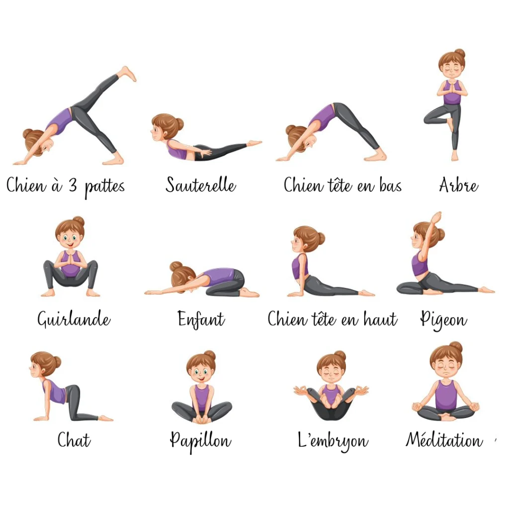 les postures du yoga